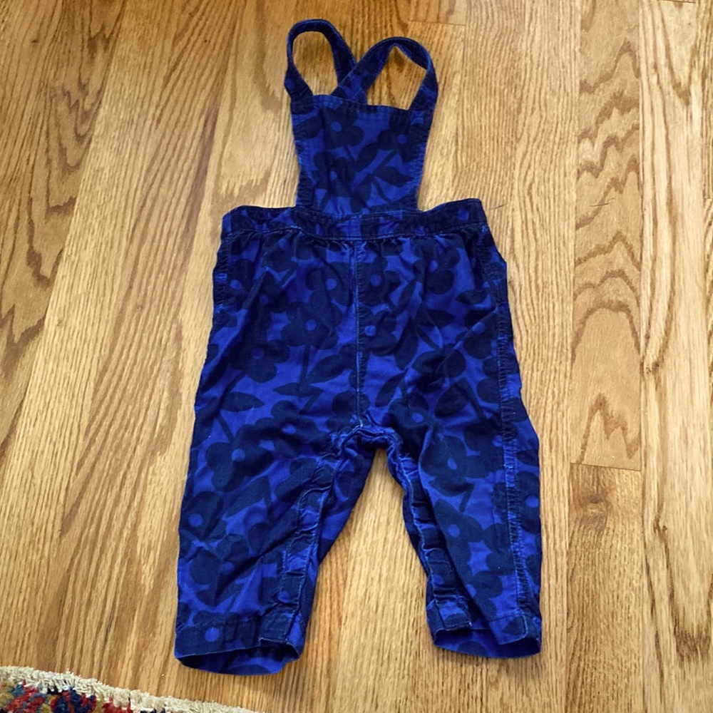 Hanna Andersson girls' corduroy overalls 12-18 months